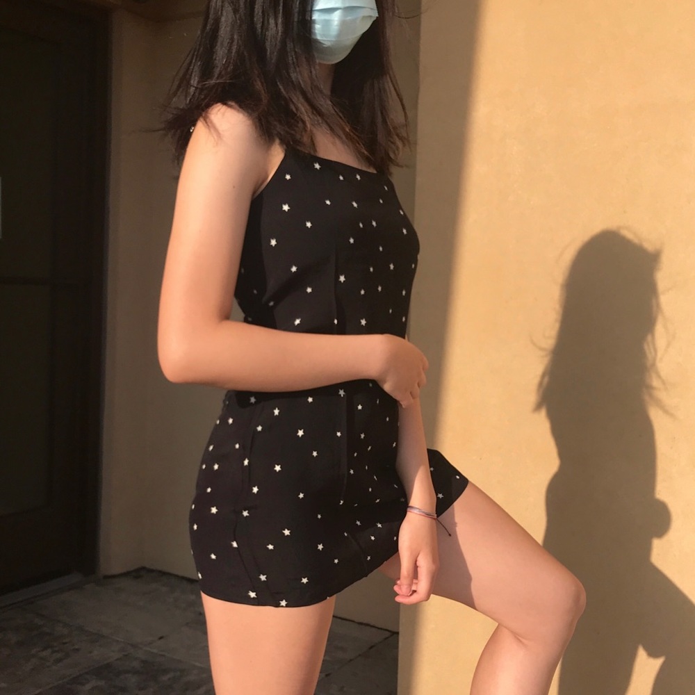 SOLD Reformation Lindsay Mini Slip Dress—Satellite - Picture 2 of 5